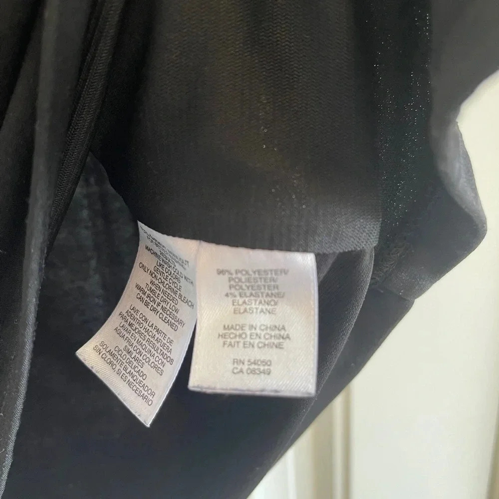 Jones Studio Separates Black Small Sleeveless Blouse - Picture 5 of 5